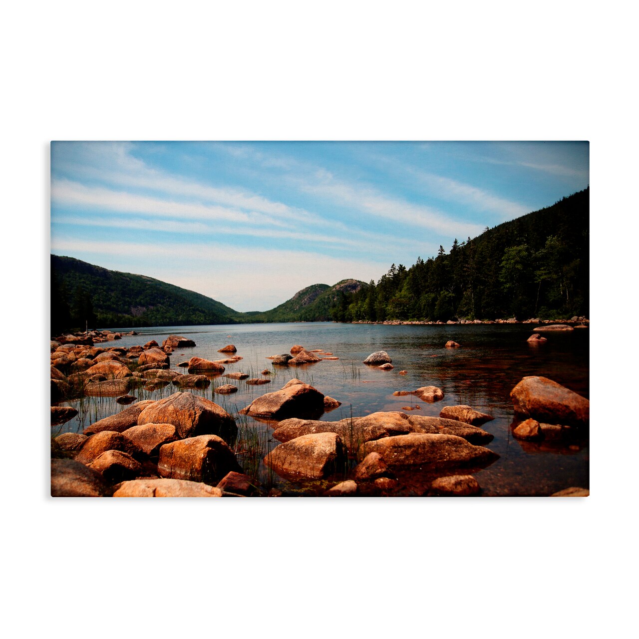 Stupell Industries Cold River Lake Landscape Canvas, design by Lisa Colberg